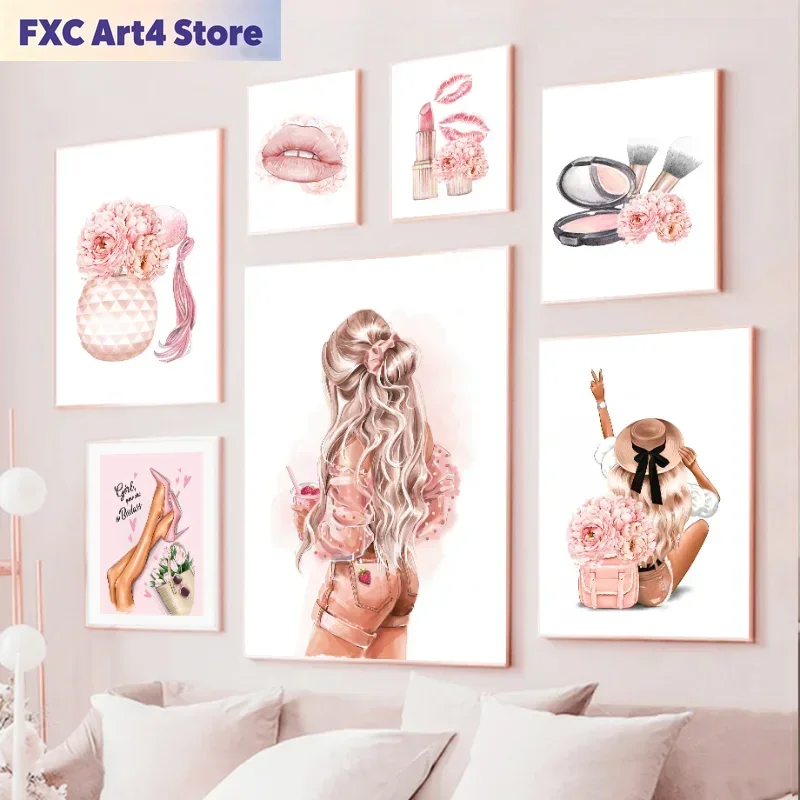 Room Spray Bottle - Frameless Fashion Art Canvas Painting Perfume