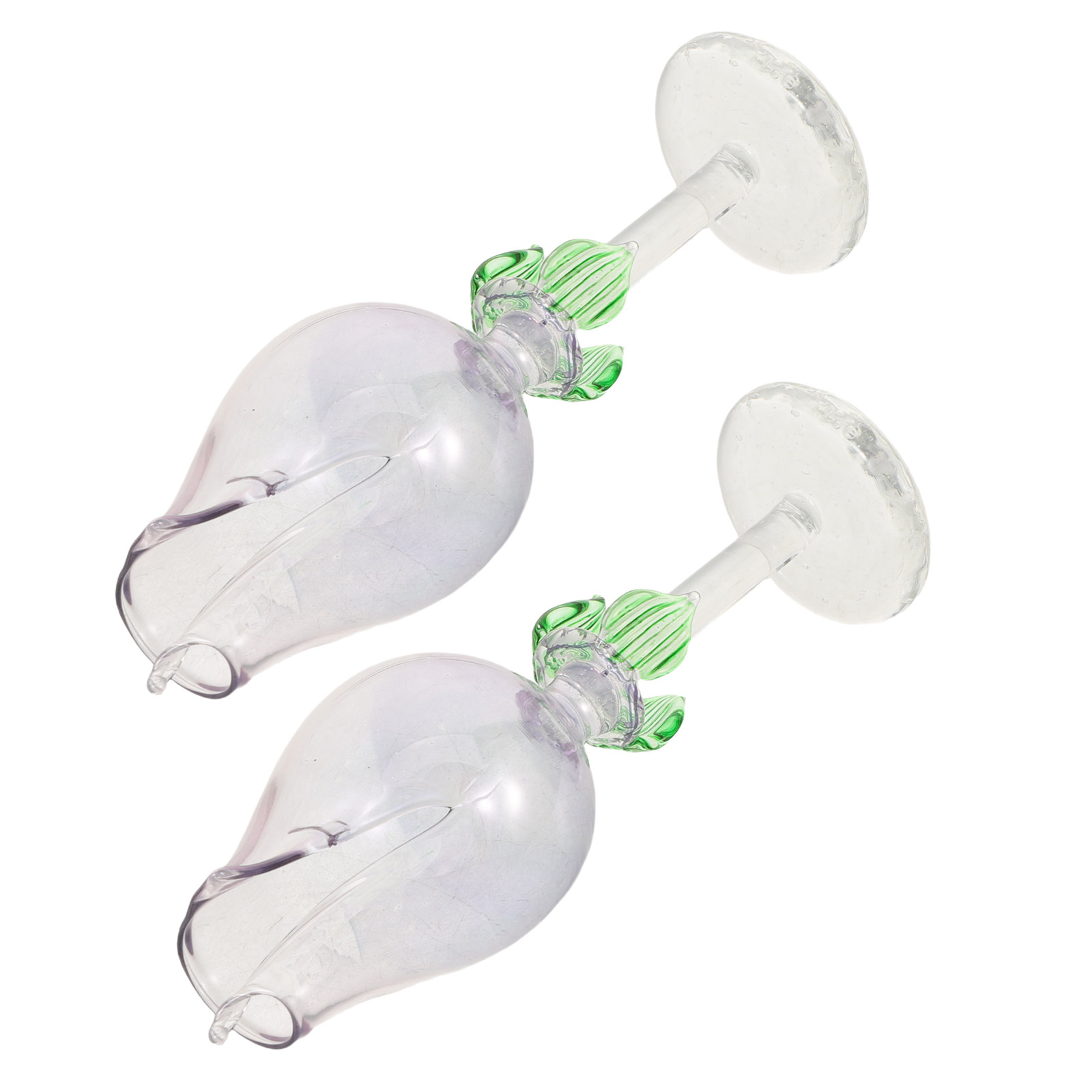 Home Fragrance Aromatherapy - 2Pcs Flower Shaped Glass Essential Oil