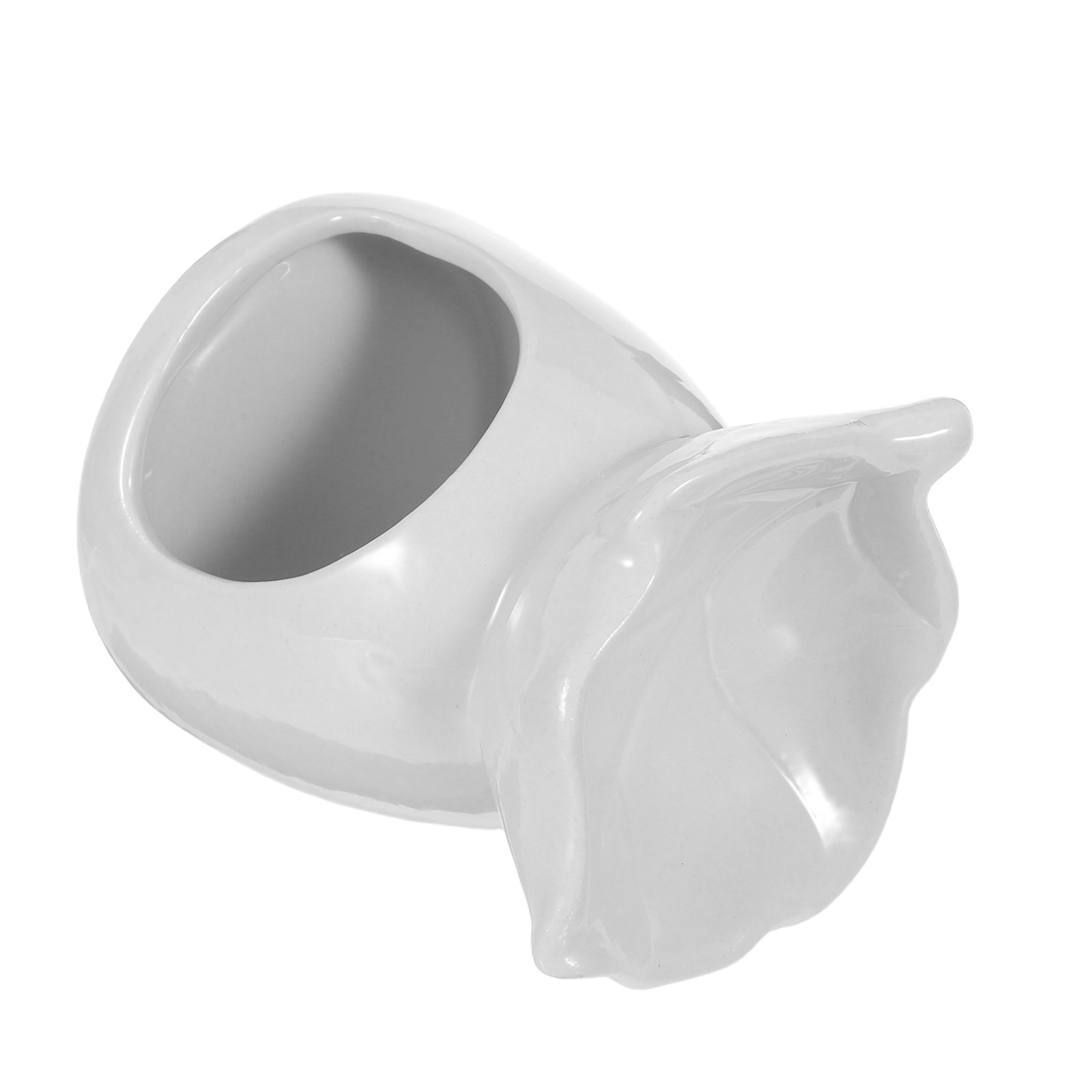 Home Fragrance Aromatherapy - Ceramic Holder Elegant Leaf-Shaped Tea Light