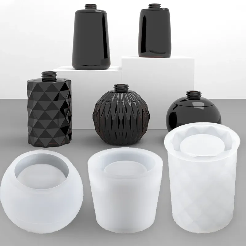 Home Fragrance Bottle - Aromatherapy Bottle Silicone Mold Lotion Bottle