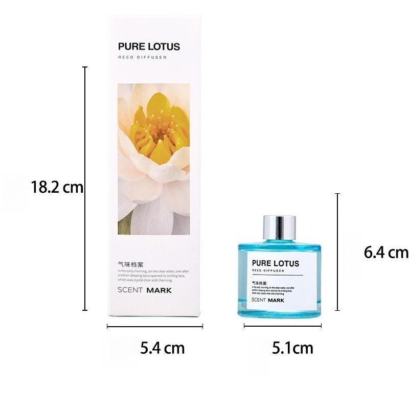 50ML Reed Diffuser Sets Lotus  - Home Fragrance Jasmine Diffuser review and price
